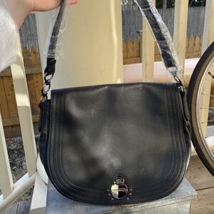 Black Longchamp Shoulder Bag